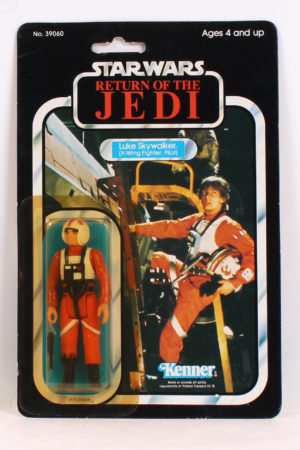 Luke X-Wing Pilot ROTJ 77 Back No Offer MOC C-8.5+