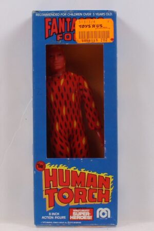 Human Torch Mego 8 Inch Figures MIB C-8.5+