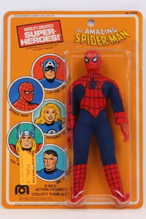 Spiderman Mego 8 Inch Figures MOC C-9+