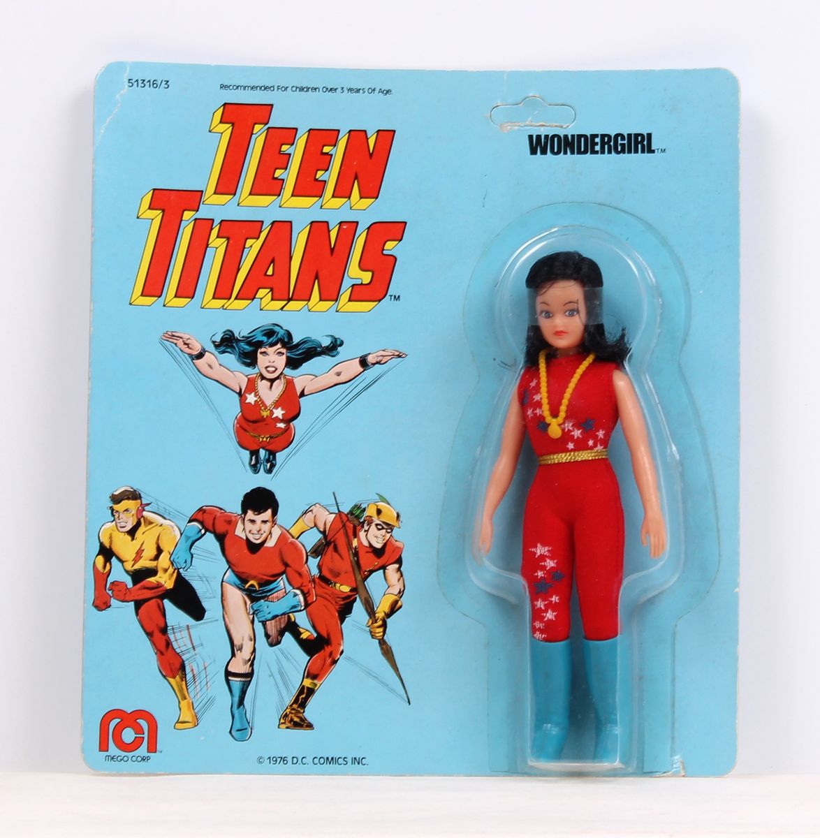 Wonder Girl Mego 8 Inch Figures Teen Titans MOC C-8+