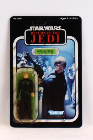 Luke Jedi Knight Green Saber ROTJ 79 Back No Offer MOC C-9.5-