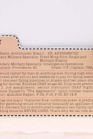 Ace Swivel Arm Loose Complete C-8.5+ File Card