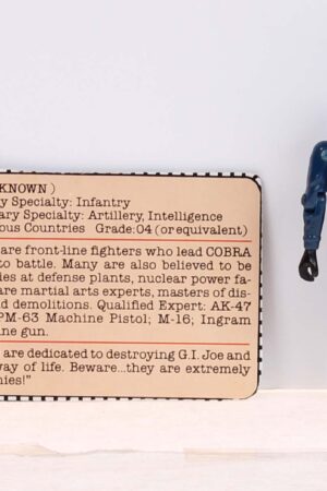 Cobra Officer Straight Arm Loose Complete C-7.5 File Card