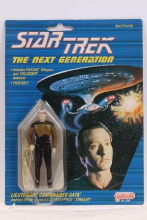 Lieutenant Commander Data Star Trek Galoob MOC C-9