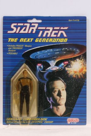 Lieutenant Commander Data Star Trek Galoob MOC C-8.5+