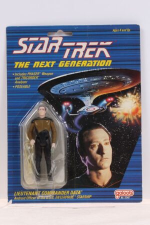 Lieutenant Commander Data Star Trek Galoob MOC C-8.5+