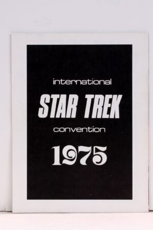 Star Trek International Convention Program Book 1975 Star Trek MISC