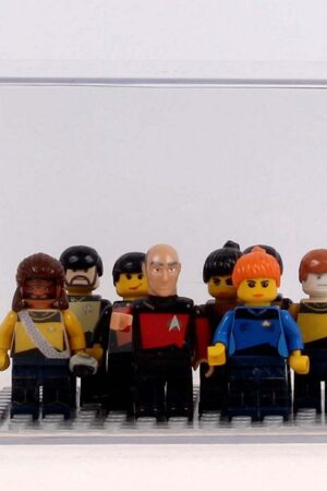 The Next Generation Crew Star Trek Lego Like Figures Loose