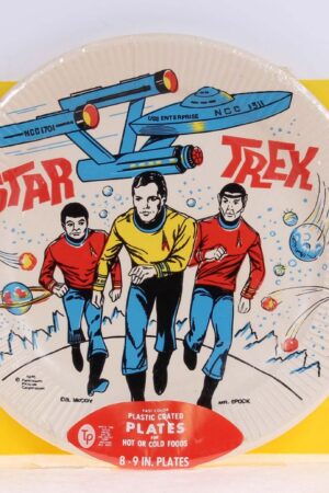Star Trek Plastic Coated Plates Star Trek MISC MIP C-9+