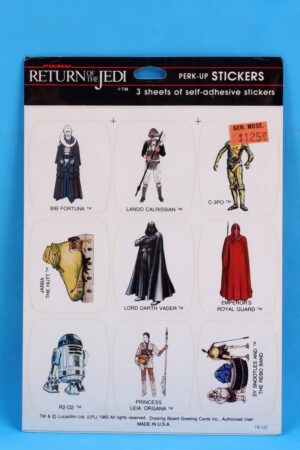 Star Wars Return of the Jedi Sticker Sheets