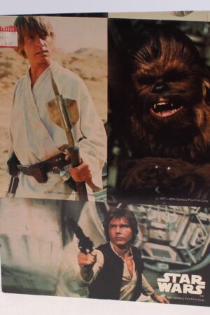 Han Luke Chewbacca Leia Heroes Collage Folder