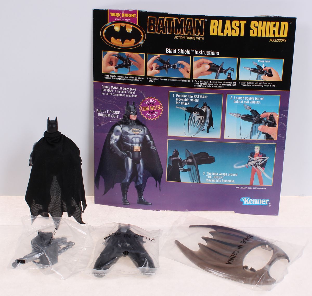 Batman Blast Shield Batman Dark Knight Kenner Loose Complete C-9.5 - Image 2