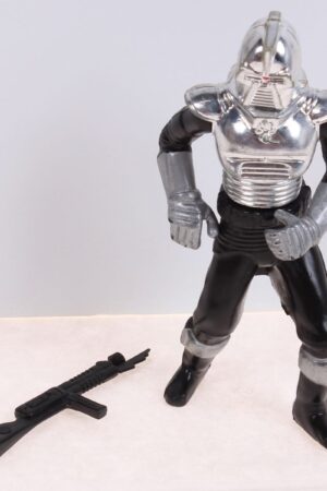 Cylon Centurion Silver Battlestar Galactica Loose Complete C-8.5+