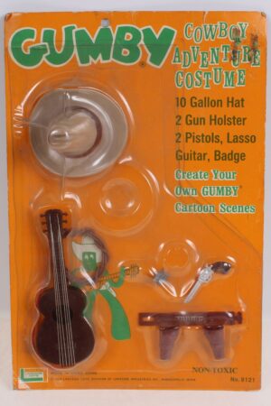 Gumby Cowboy Adventure Costume Five and Dime Toys MOC C-8.5