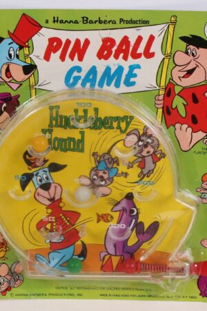 Huckleberry Hound Pin Ball Game Five and Dime Toys MOC C-8.5