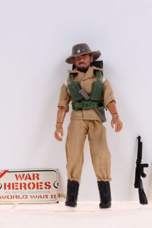 ANZAC Bush Fighter Mego Johnny Action World War II Loose Complete C-9.5+