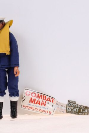 British Torpedo Boat Captain Mego Johnny Action World War II Loose Complete C-9.5+