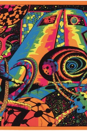 Dr Strange 1971 The Search Third Eye Blacklight Poster Mego Vintage Era Toys C-9+