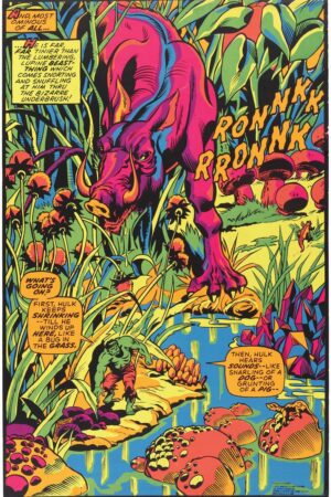 Ronnkk Incredible Hulk Third Eye Blacklight Poster Mego Vintage Era Toys C-9+