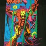 The Invincible Iron Man 1971 KRAKK! Third Eye Blacklight Poster Mego Vintage Era Toys C-9+