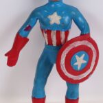 Captain America Mego Bend 'n Flex Loose Complete C-8