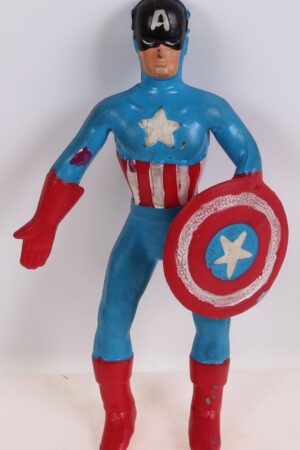Captain America Mego Bend 'n Flex Loose Complete C-8