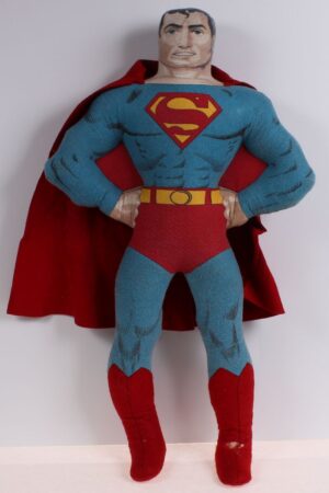 Giant 25 Inch Superman Plush Mego Vintage Era Toys Loose Complete C-8.5+