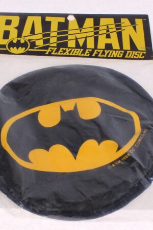 Batman Flexible Flying Disc Movie Logo Mego Vintage Era Toys MIP C-9+