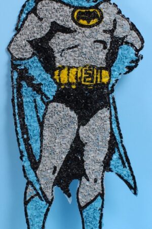 Batman Melted Plastic Popcorn Mego Vintage Era Toys Loose Complete C-9.5-