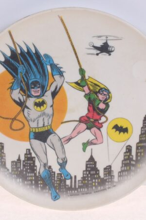 Batman and Robin plate Mego Vintage Era Toys Loose Complete C-8.5