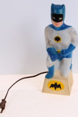 Batman Soft Vinyl Lamp Mego Vintage Era Toys Loose Complete C-7.5+