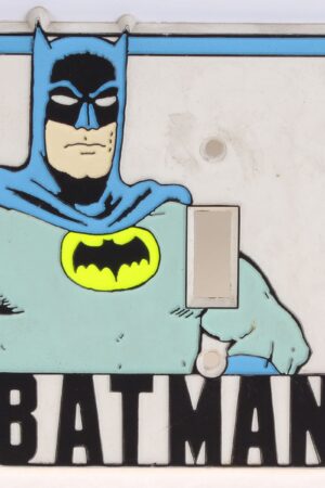 Batman Light Switch Cover Mego Vintage Era Toys Loose C-8.5