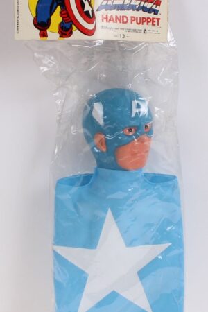Captain America Hand Puppet Mego Vintage Era Toys MIP C-9+