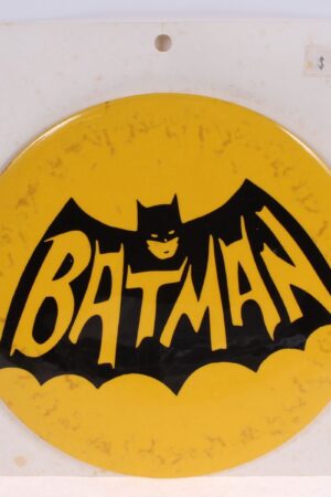 Giant Batman Button TV Series Logo Mego Vintage Era Toys MOC C-9+