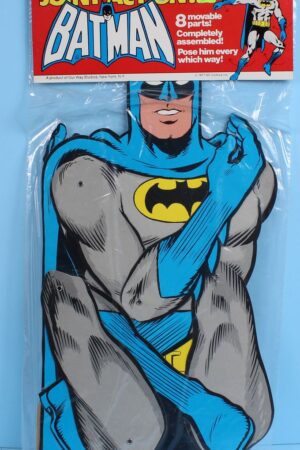 Joint-Action Paper Wall Hangers Batman Mego Vintage Era Toys MIP C-9.5-