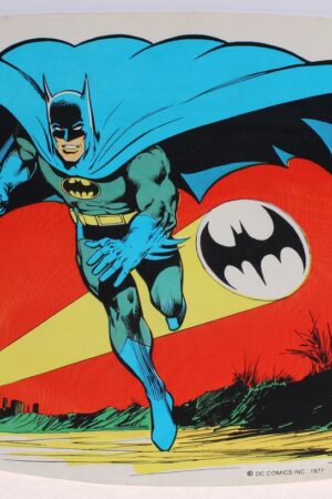 Placemats Batman and Bat Symbol Mego Vintage Era Toys Loose Complete C-9+