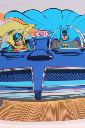 Placemats Batman and Robin Batmobile Mego Vintage Era Toys Loose Complete C-9+