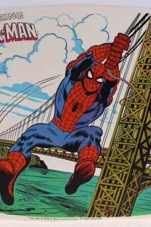 Placemats The Amazing Spider-Man Bridge Mego Vintage Era Toys Loose Complete C-9+