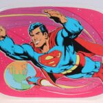 Placemats Superman Earth's Orbit Mego Vintage Era Toys Loose Complete C-9+