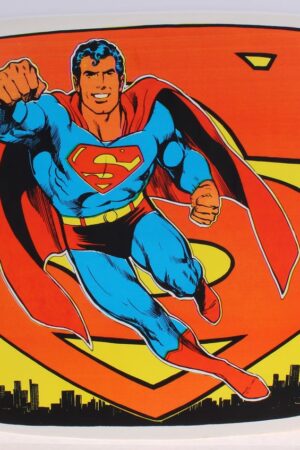 Placemats Superman with Symbol Mego Vintage Era Toys Loose Complete C-9+