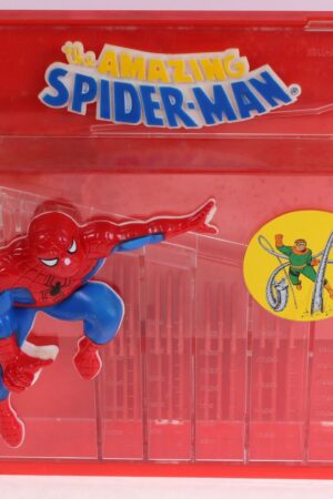 Roll-A-Coin Bank The Amazing Spider-Man Mego Vintage Era Toys Loose Complete C-9+