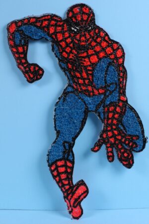 Spider-Man Melted Plastic Popcorn Mego Vintage Era Toys Loose Complete C-9.5-
