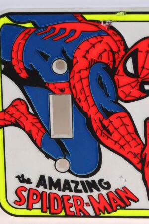 The Amazing Spider-Man Light Switch Cover Mego Vintage Era Toys Loose C-8.5