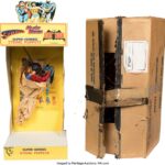 Super-Heroes String Puppets Superman Retail Display MIB C-9+