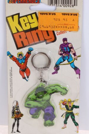 Superheroes Key Ring Hulk Mego Vintage Era Toys MOC C-9+