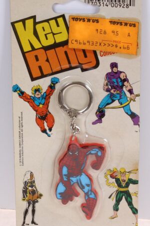 Superheroes Key Ring The Amazing Spider-Man Mego Vintage Era Toys MOC C-9+