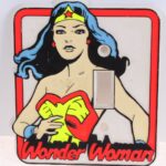 Wonder Woman Light Switch Cover Mego Vintage Era Toys Loose C-8.5
