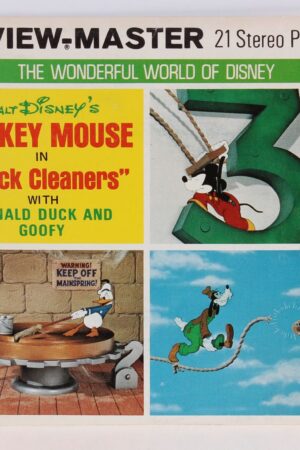 View-Master Mickey Mouse Clock Cleaners Reels