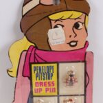 Penelope Pitstop Dress Up Pin Five and Dime Toys MIP C-7.5+