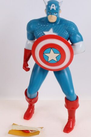 Captain America Power Shield Figure Remco Powerized Figures Loose C-9+